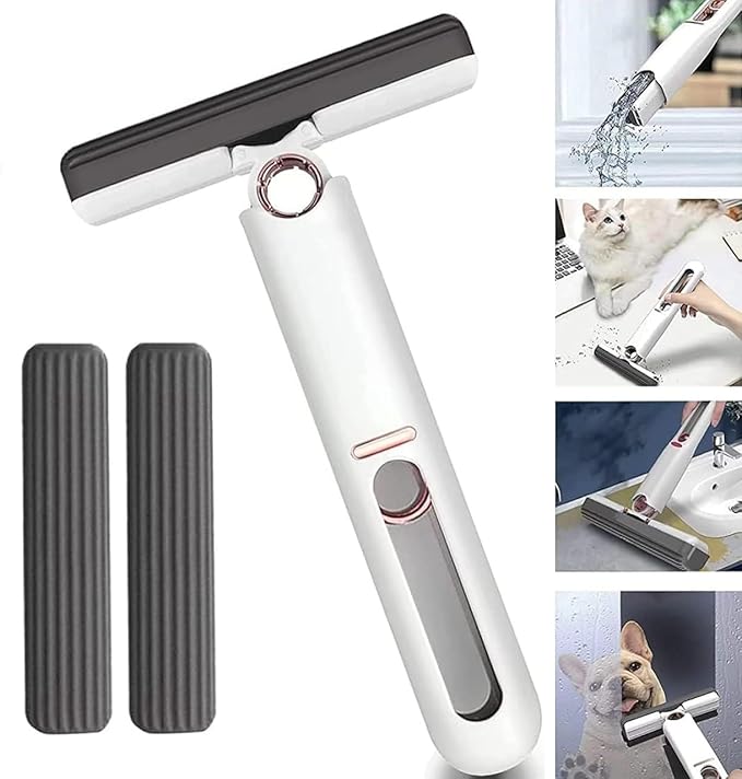 🧽 Magic Sponge Window Cleaner with Extra Refill Head
